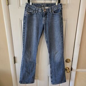 Cruel Girl Bootcut Jeans Womens 7L Blue Western Cowgirl Low Rise 32x33.5 Y2K